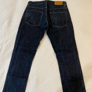 COPY - Acne Studios Max Raw Indigo Denim Slim Cut…